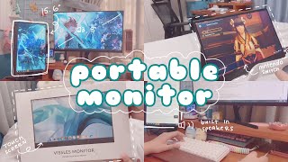 🎮 a minimalist? portable monitor for gaming & daily tasks || vissles touchscreen 15.6” w/ speakers