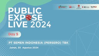 Public Expose Live 2024 - PT Semen Indonesia (Persero) Tbk