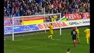 2001/02.- CD Numancia 1 Vs Atlético Madrid 2 (Liga - Jª 10)