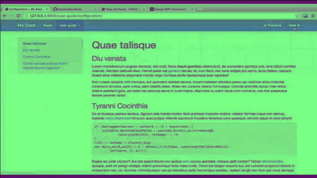 Documenting Your Project With Mkdocs Youtube