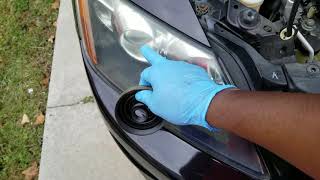 Changing low beam headlight on a 2011 Mazda CX-7