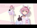 【live2d showcase】新衣装 ふわふわな動き 前後感のある腕 ゆめかわストリートな兎さんvtuber【星乃兎様】 ご依頼