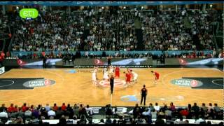 EUROLEAGUE FINAL  2012 CSKA Moscow - Olympiacos (Greek TV) 1st quarter