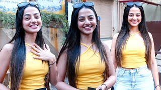 Helly Shah Looking Gorgeous In Yellow,Talks About Her Upcoming Projects,Holi 2025