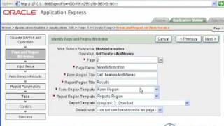 Oracle APEX Tutorial 6 - A Web Service - Part 1 Video Training