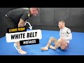 HUGE White Belt (Former Hockey Enforcer) Vs Black Belt | BJJ Rolling Commentary