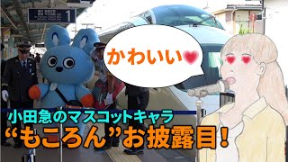 小田急のマスコットキャラクター「もころん」デビュー記念ツアーでお披露目！