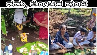 Nammuralli totada puja (Part 2) | ನಮ್ಮೂರಲ್ಲಿ ತೋಟದ ಪೂಜೆ| Neema's vlogs | VILLAGE HOUSE TOUR |