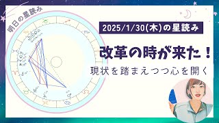 2025年1月30日(木)改革の時が来た！現状を踏まえつつ、心を開く