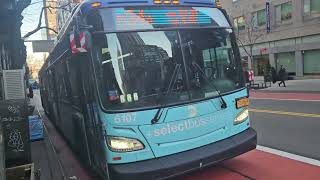Both The Brooklyn Bound BM5 Express Bus and The Midtown Manhattan Bound M34ASBS To PABT