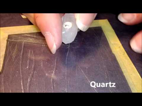 Would a mineral with a hardness of 9 leave a streak?