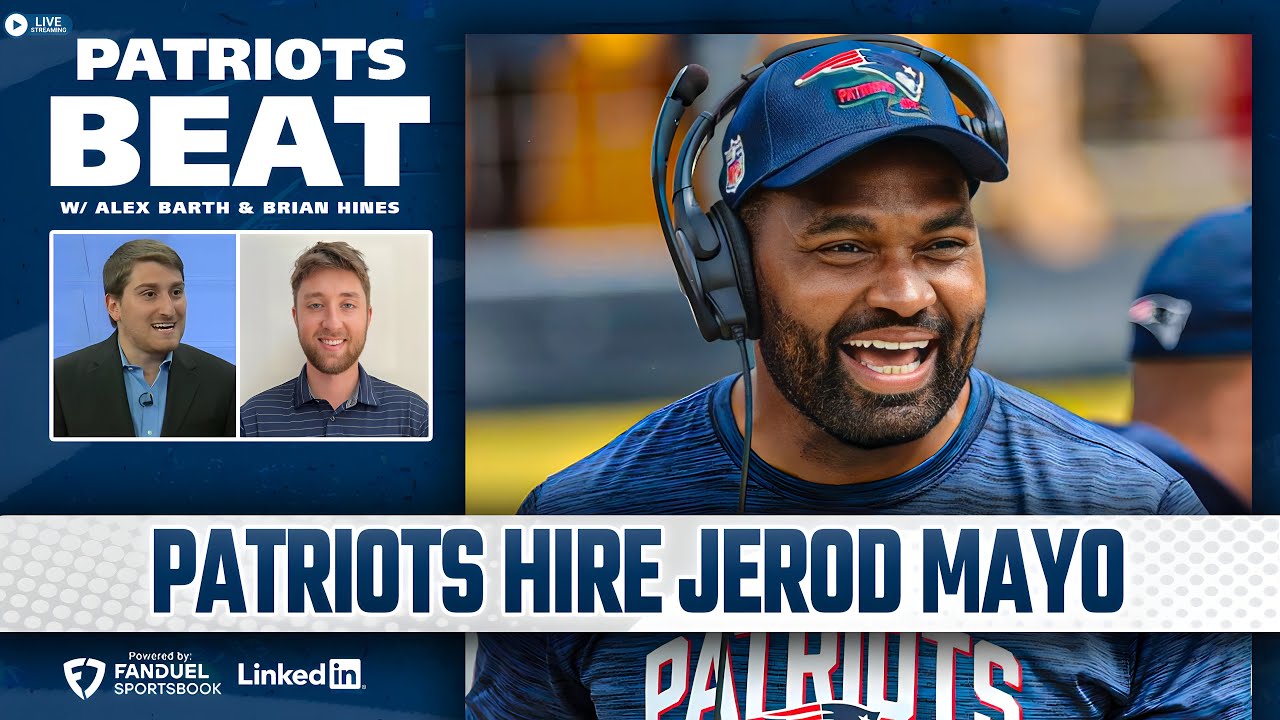 LIVE Patriots Beat: Patriots Hire Jerod Mayo As Next Head Coach - YouTube