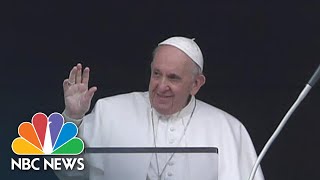 Ruling Against Blessing Of Same-Sex Marriage Unions Approved By Pope Francis | NBC News NOW