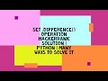 SET.DIFFERENCE( ) OPERATION HACKERRANK SOLUTION | PYTHON | MANY WAYS TO SOLVE IT