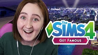 CELEBRITIES IN THE SIMS 4! GET FAMOUS TRAILER REACTION