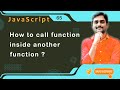 How to call function inside another function - JavaScript Tutorial 65 🚀