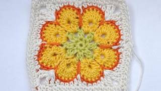 How to Crochet * Granny Square 