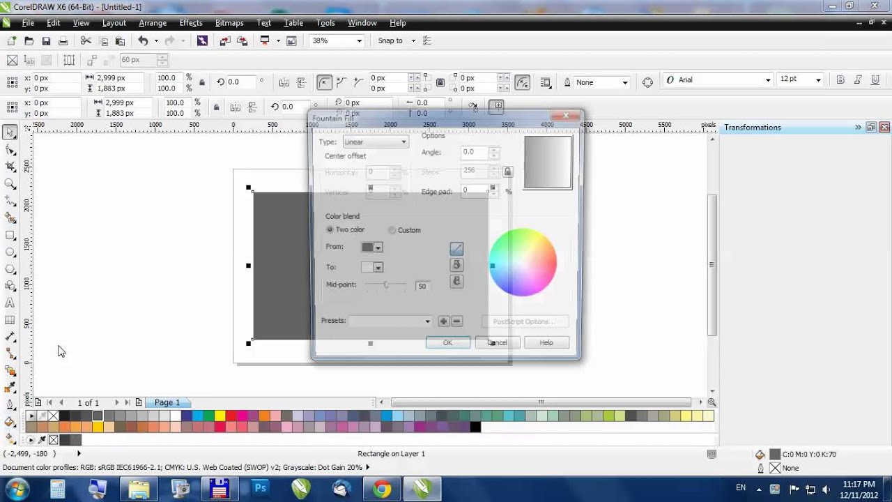 Color Gradient Coreldraw At Lori Chambers Blog