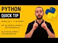 Local vs Global Variables in Python | Variable Scope in Python