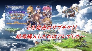 【グラブル】今回のサプチケで取得したのは結局アレでした