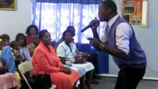 que singing more anointing @ new birth in st kitts