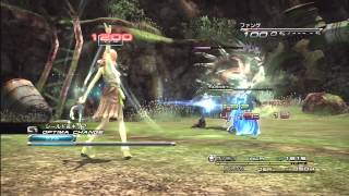 【FF13】召喚獣ヘカトンケイル戦闘例(クリスタリウムLV.6成長止め)【Final Fatasy XIII】