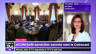 A început ședința CSAT. Se discută despre situaţia de securitate de la Marea Neagră și R. Moldova