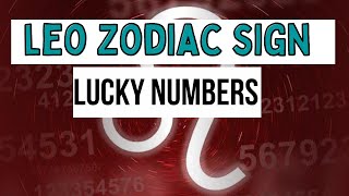 Leo Lucky Numbers