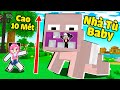 MỀU THỬ THÁCH 100 NGÀY VƯỢT NGỤC NHÀ TÙ EM BÉ TRONG MINECRAFT*REDHOOD 24GIỜ LÀM CHA NUÔI CON CỦA MỀU