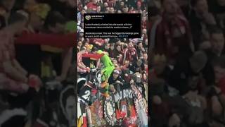 Lukas Hradecky With The Ultras! Goalkeeper Celebrates Bayer Leverkusen Victory With Fans 🧤🗣️