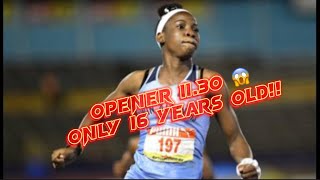 Theianna-Lee Terrelonge the face of junior girl sprinting in Jamaica?? How did she start her season?