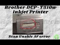 Scan unable AF error brother printer