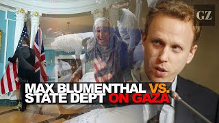 Max Blumenthal confronts State Dept on Gaza double standards