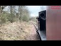 hunslet work no 2890. ride along. east lancashire railway. 11 2 24