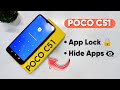 How To Set AppLock and Hide Apps In Poco C51 And Other Android Go Edition Smartphones.