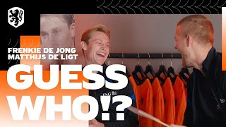 🤔 𝗚𝗨𝗘𝗦𝗦 𝗪𝗛𝗢!? #1 | Frenkie de Jong & Matthijs de Ligt