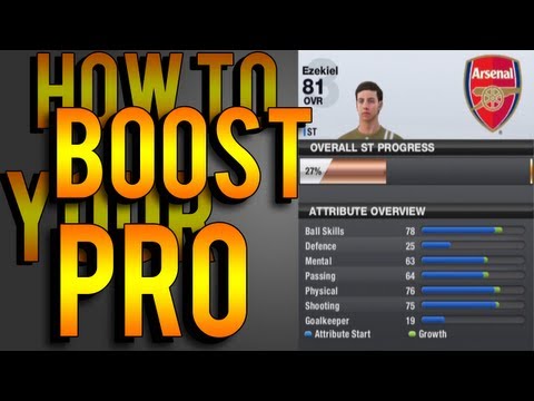 FIFA 13 | How To Boost Your Pros Stats Fast & Easy FIFA 13 | How To Boost Your Pros Stats Fast & Easy
