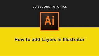 Create a new layer in Illustrator | Adobe Illustrator Tutorial #19