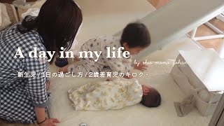 【新生児の1日】2人育児が始まった我が家の1日ルーティン👦👶🤍