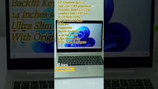 HP Elitebook 840 G5 i7 8thGeneration Touchscreen #review #shorts #laptop #shortvideo