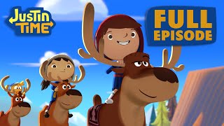 The Mightiest Reindeer 🦌 FULL EPISODE I Justin Time Season 3