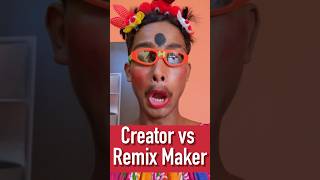 Creator Vs Remix Maker 🤪🤪🤪 #shorts #funny #comedy #viral #misti #mistiandmomsmagic