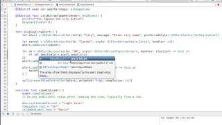 4 Xcode UIAlertController OK Handler