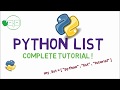 Python Lists | a complete tutorial