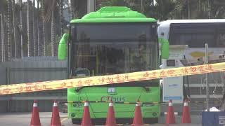 【台中地元●統聯客運中台灣バス台中市公車客運公司●新車典礼】中台灣客運2018年制GOLDEN DRAGON型黃金龍低牀巴士 台中國際花卉博覽會接駁車路線專用新型バス