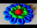 Rangoli new design simple and easy\रंगोली डिजाइन\Rangoli designs simple and easy and beautiful