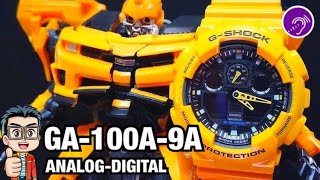 ของมันต้องมี!! แฟนพันธ์แท้ห้ามพลาด!! Casio G-Shock Bumble Bee GA-100A-9ADR [Sub Thai]