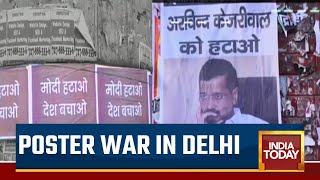 Poster War Rages On, Now Anti-Kejriwal Poster Put Up Across Delhi After Anti-Modi Posters