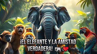 ¡El Elefante y la Amistad Verdadera! 🐘❤️ Fabulas Infantiles