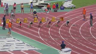 H30　千葉県高校総体　女子100m　予選4組